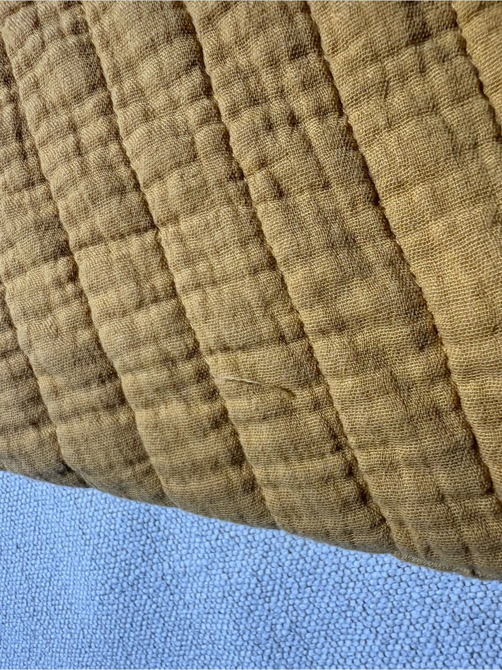 L’atelier Paris Intuition Quilted Mustard Open-Front Jacket Oversized S-L - Picture 5 of 11